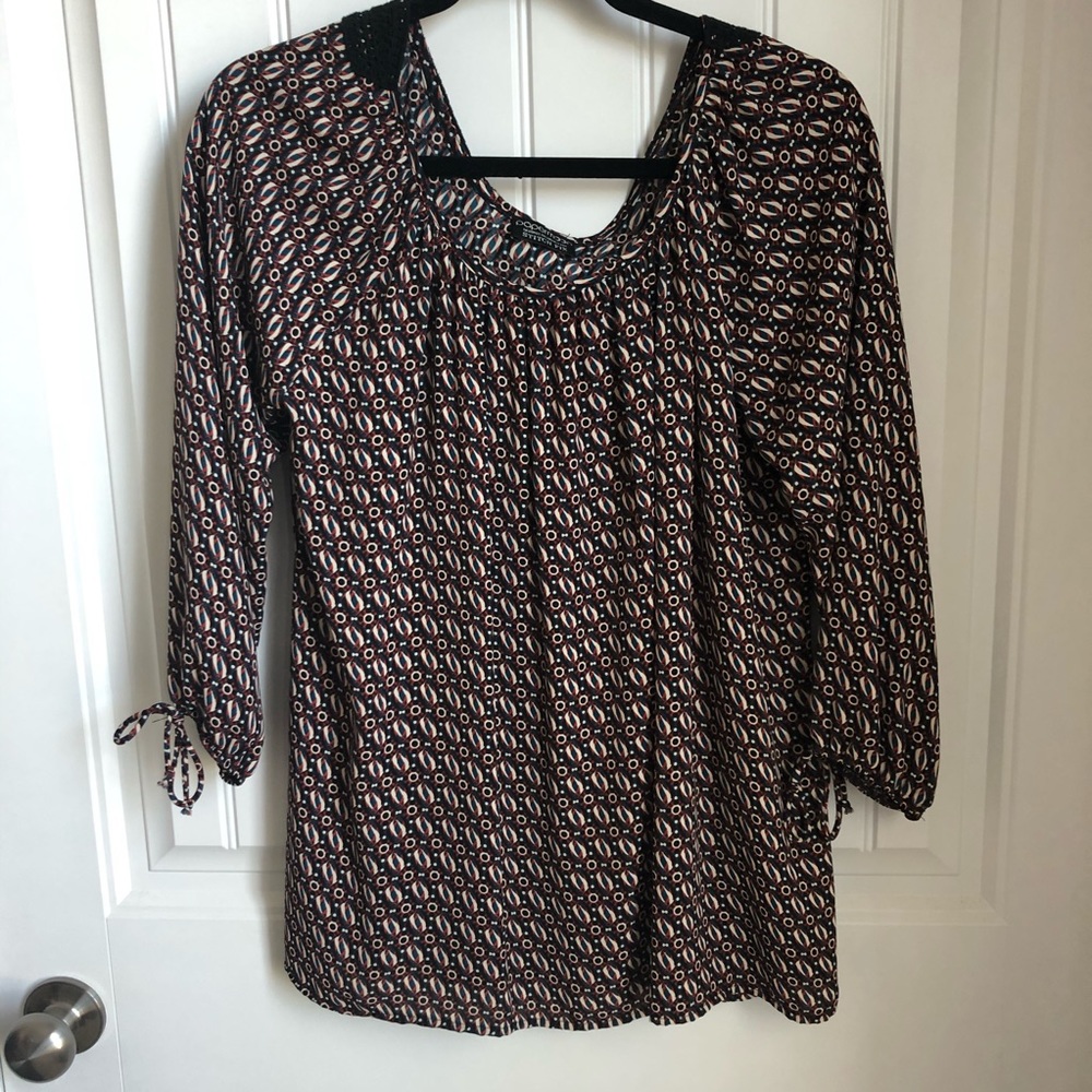 Papermoon for Stitchfix crochet-back blouse